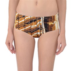 Abstract Architecture Background Mid-waist Bikini Bottoms by Nexatart