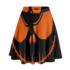 Halloween High Waist Skirt by Valentinaart