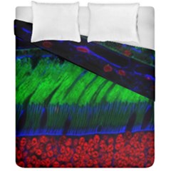 Cells Rainbow Duvet Cover Double Side (california King Size) by Mariart