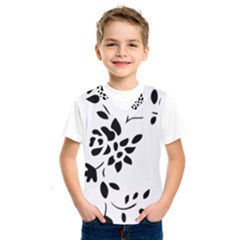 Flower Rose Black Sexy Kids  Sportswear by Mariart