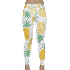 Pineapple Fruite Seamless Pattern Classic Yoga Leggings by Mariart