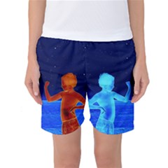 Space Boys  Women s Basketball Shorts by Valentinaart