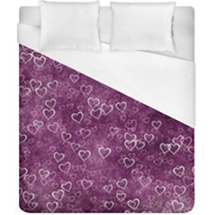 Heart Pattern Duvet Cover (california King Size) by ValentinaDesign