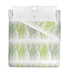 Weeds Grass Green Yellow Leaf Duvet Cover Double Side (full/ Double Size) by Mariart