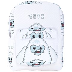 Yeti Full Print Backpack by Valentinaart