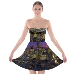 San Francisco California City Urban Strapless Bra Top Dress by Nexatart