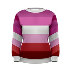 Lesbian Pride Flag Women s Sweatshirt by Valentinaart