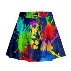 Lion Mini Flare Skirt by stockimagefolio1