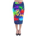 Lion Velvet Midi Pencil Skirt View1