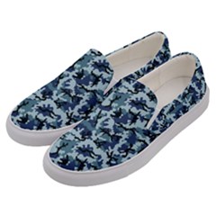 Navy Camouflage Men s Canvas Slip Ons by sifis