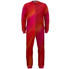 Abstract Red Background Fractal Onepiece Jumpsuit (men)  by Nexatart