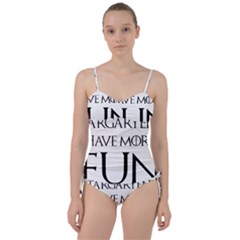  Targaryens Have More Fun - Blondes Have More Fun Black Sweetheart Tankini Set by PodArtist