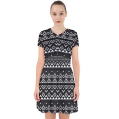 Aztec Influence Pattern Adorable In Chiffon Dress by ValentinaDesign