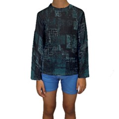 Abstract Art Kids  Long Sleeve Swimwear by ValentinaDesign