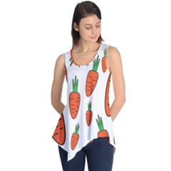 Fruit Vegetable Carrots Sleeveless Tunic by Mariart