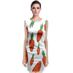 Fruit Vegetable Carrots Classic Sleeveless Midi Dress by Mariart