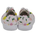 Pineapple Rainbow Fruite Pink Yellow Green Polka Dots Kids  Low Top Canvas Sneakers View4