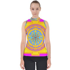 Triangle Orange Pink Shell Top by Mariart