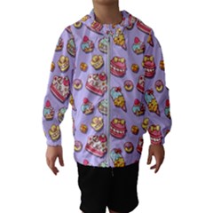 Sweet Pattern Hooded Wind Breaker (kids) by Valentinaart