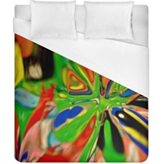 Acrobat Wormhole Transmitter Monument Socialist Reality Rainbow Duvet Cover (california King Size) by Mariart