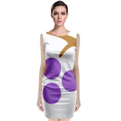 Fruit Grape Purple Classic Sleeveless Midi Dress by Mariart