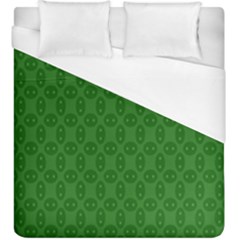 Green Seed Polka Duvet Cover (king Size) by Mariart