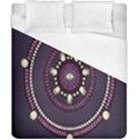 Mandalarium Hires Hand Eye Purple Duvet Cover (California King Size) View1