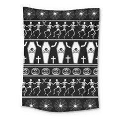 Halloween Pattern Medium Tapestry by ValentinaDesign