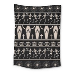 Halloween Pattern Medium Tapestry by ValentinaDesign