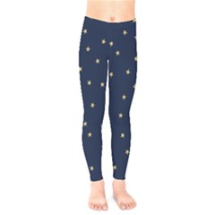 Navy/gold Stars Kids  Legging by Colorfulart23