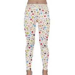 Flower Star Rose Sunflower Rainbow Smal Classic Yoga Leggings by Mariart