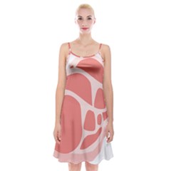 Meat Spaghetti Strap Velvet Dress by Mariart