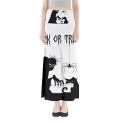 Halloween Full Length Maxi Skirt by Valentinaart