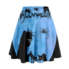 Halloween High Waist Skirt by Valentinaart