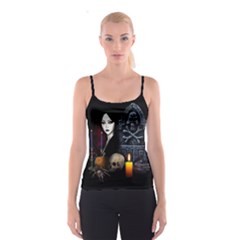 Vampires Night  Spaghetti Strap Top by Valentinaart