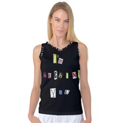 I Am Watching You Women s Basketball Tank Top by Valentinaart