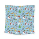 Christmas pattern Square Tapestry (Small) View1