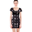 Ginger cookies Christmas pattern Short Sleeve Bodycon Dress View1