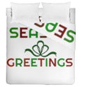 Season Greetings Duvet Cover Double Side (Queen Size) View2