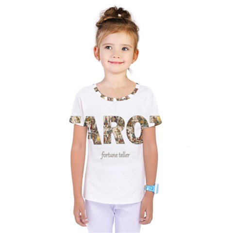 Tarot Fortune Teller Kids  One Piece Tee by Valentinaart