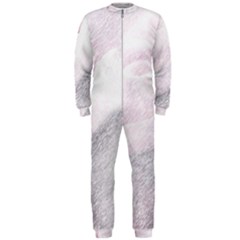 Rose Pink Flower  Floral Pencil Drawing Art Onepiece Jumpsuit (men)  by picsaspassion