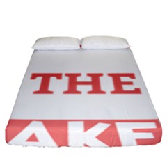 Kiss The Baker Fitted Sheet (king Size) by BakersandArtists