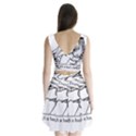 Trump Novelty Design Split Back Mini Dress  View2