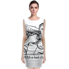 Trump Novelty Design Sleeveless Velvet Midi Dress by PokeAtTrump