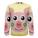 Luck Lucky Pig Pig Lucky Charm Men s Long Sleeve Tee View2