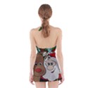 Santa and Rudolph selfie  Halter Dress Swimsuit  View2