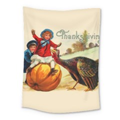 Vintage Thanksgiving Medium Tapestry by Valentinaart