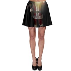 Santa Killer Skater Skirt by Valentinaart