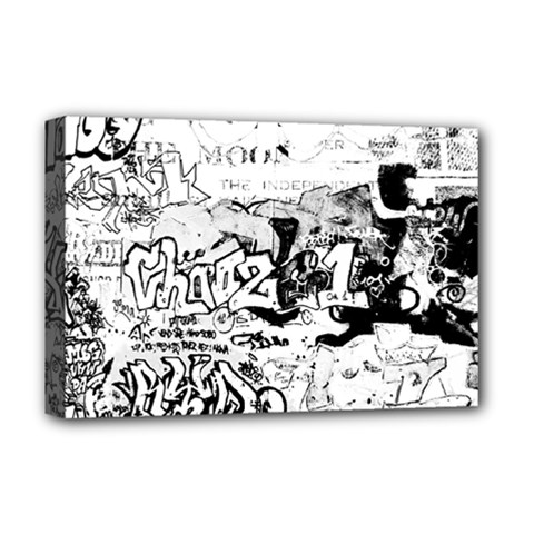 Graffiti Deluxe Canvas 18  X 12   by Valentinaart