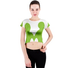 Images Crew Neck Crop Top by Tienz